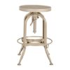 Dofida Adjustable Metal Bar Stool In Champagne