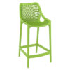 Arrochar Outdoor Polypropylene Bar Stool In Tropical Green