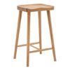 Tanta Wooden Bar Stool In Natural